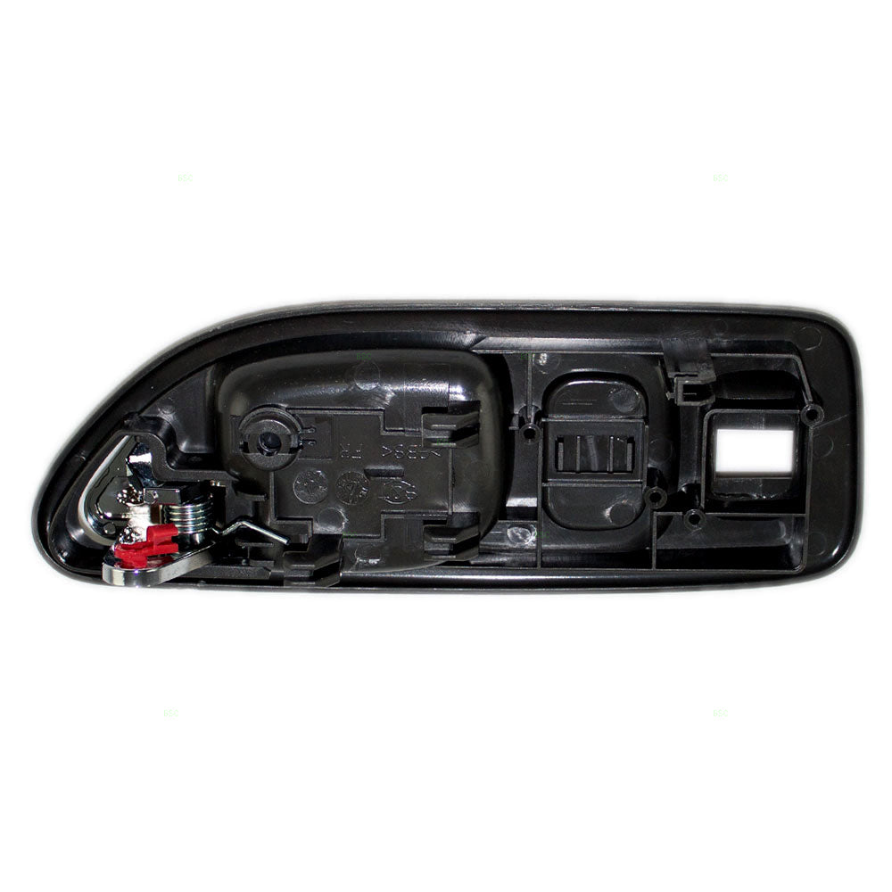 Brock Replacement Passengers Front Inside Inner Gray Door Handle Compatible with 1994-1997 Accord 72125SV4A02ZC