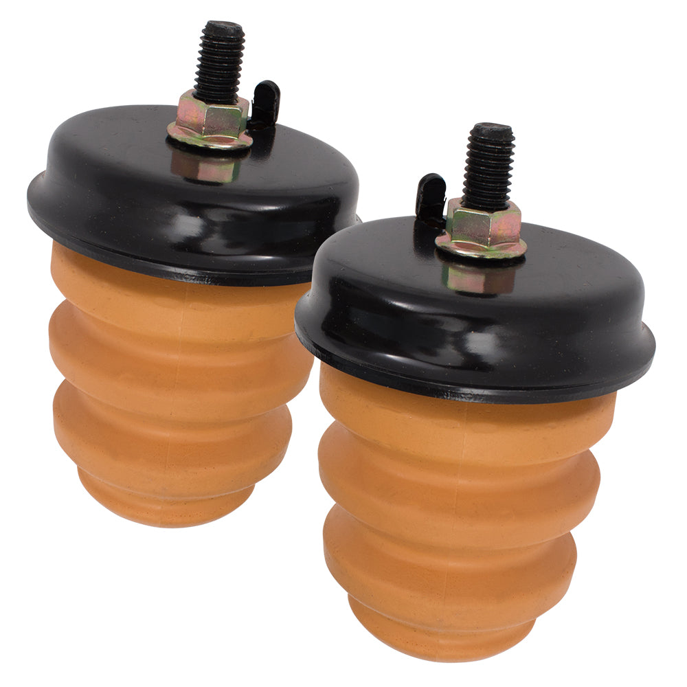 Brock Aftermarket Replacement Rear Axle Bump Stop Set Compatible with 1999-2006 Chevy Silverado 1500 GMC Sierra 1500  & Universal Use