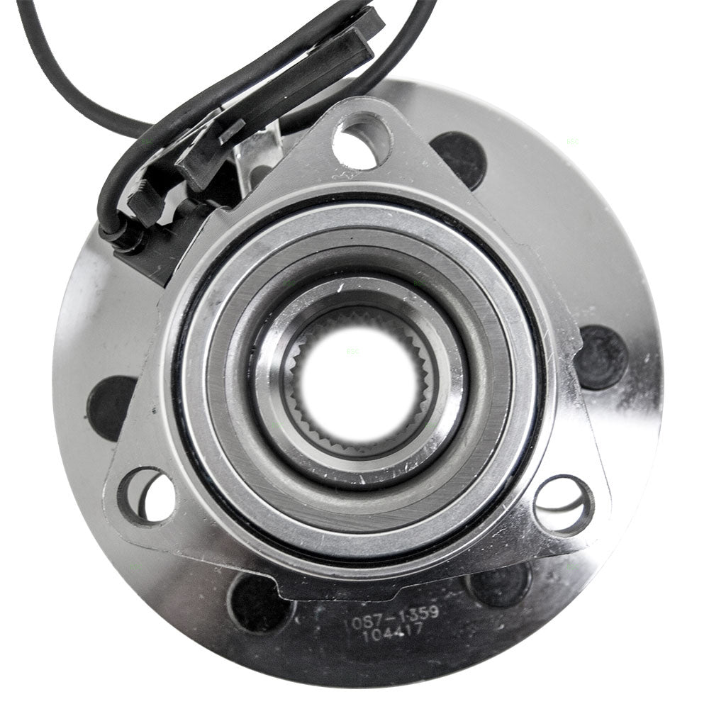 Aftermarket Replacement Front Wheel Hub & Bearing Assembly Compatible with 1500 Pickup Truck Suburban Tahoe Yukon & Denali 4-Wheel Drive