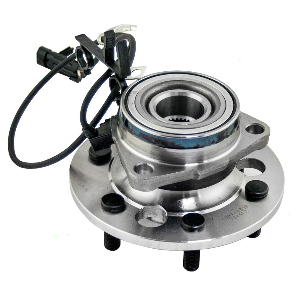 Aftermarket Replacement Front Wheel Hub & Bearing Assembly Compatible with 1500 Pickup Truck Suburban Tahoe Yukon & Denali 4-Wheel Drive