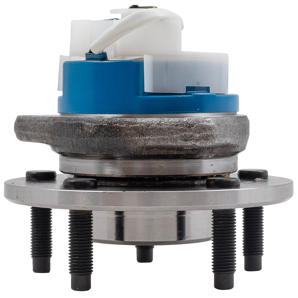 Wheel Hub & Bearing Assembly With Plastic Sensor Wire Clips 2 Piece Set Driver Side Left and Passenger Side Right Front For 2001-2016 GM Models with ABS