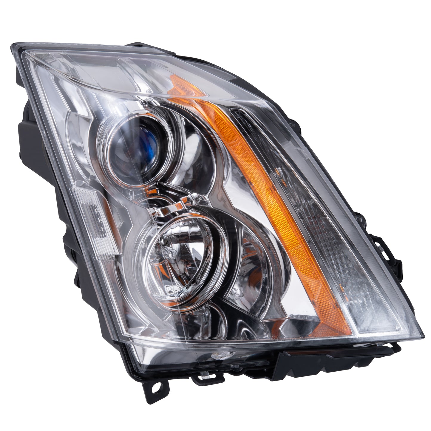 Brock Replacement Passenger Halogen Headlight Compatible with 2008-2014 CTS 25897358