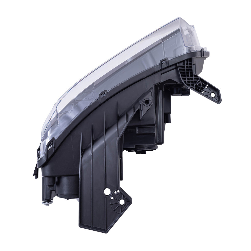 Brock Aftermarket Replacement Driver Left Passenger Right Halogen Combination Headlight Assembly Set Compatible With 2016-2018 Chevy Camaro