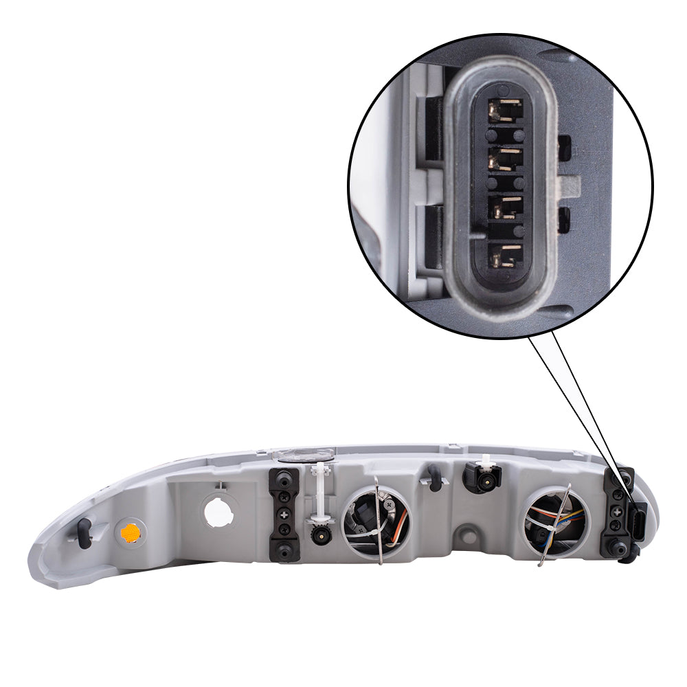 Brock Headlight fits 1999-2004 Oldsmobile Alero Driver Side Headlamp Housing Assembly