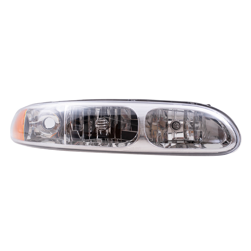 Brock Headlights Set fits 1999-2004 Oldsmobile Alero Pair Headlamps w/Housing Assembly