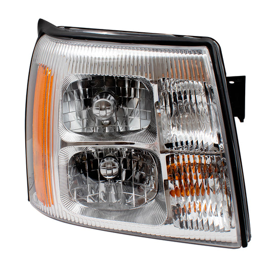Brock HID Headlight fits 2003-2006 Escalade & ESV & EXT Pickup Passenger Side Headlamp