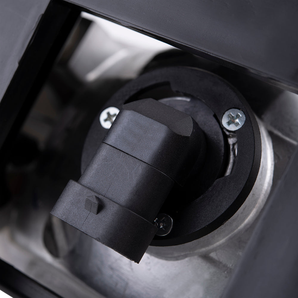 Brock Aftermarket Replacement Front Driver Left Passenger Right 10 Piece Composite Type Performance Light Set Smoked Lens Chrome Bezel Compatible with 1994-2002 Chevy C/K Pickup