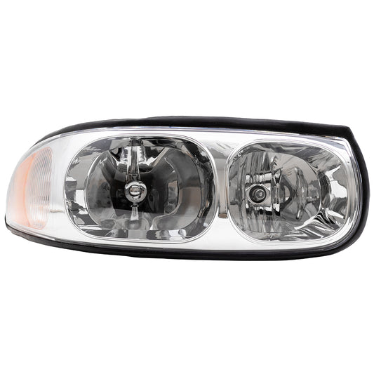 Headlight fits 00-05 Buick LeSabre Limited Passenger Headlamp Fluted High Beam