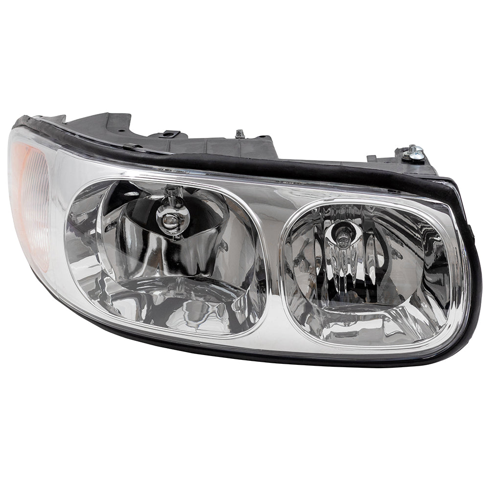 Headlight fits 00-05 Buick LeSabre Limited Passenger Headlamp Fluted High Beam