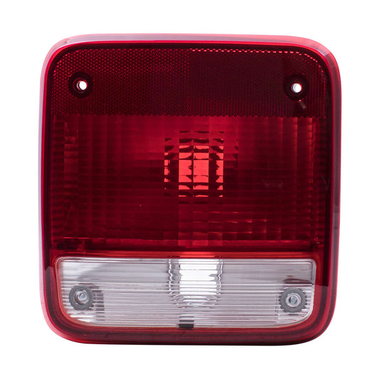 Brock Replacement Driver Tail Light Compatible with 1985-1996 G10 P10 P20 G1500 G20 G2500 P2500 G30 G3500 P3500 Van 5977495