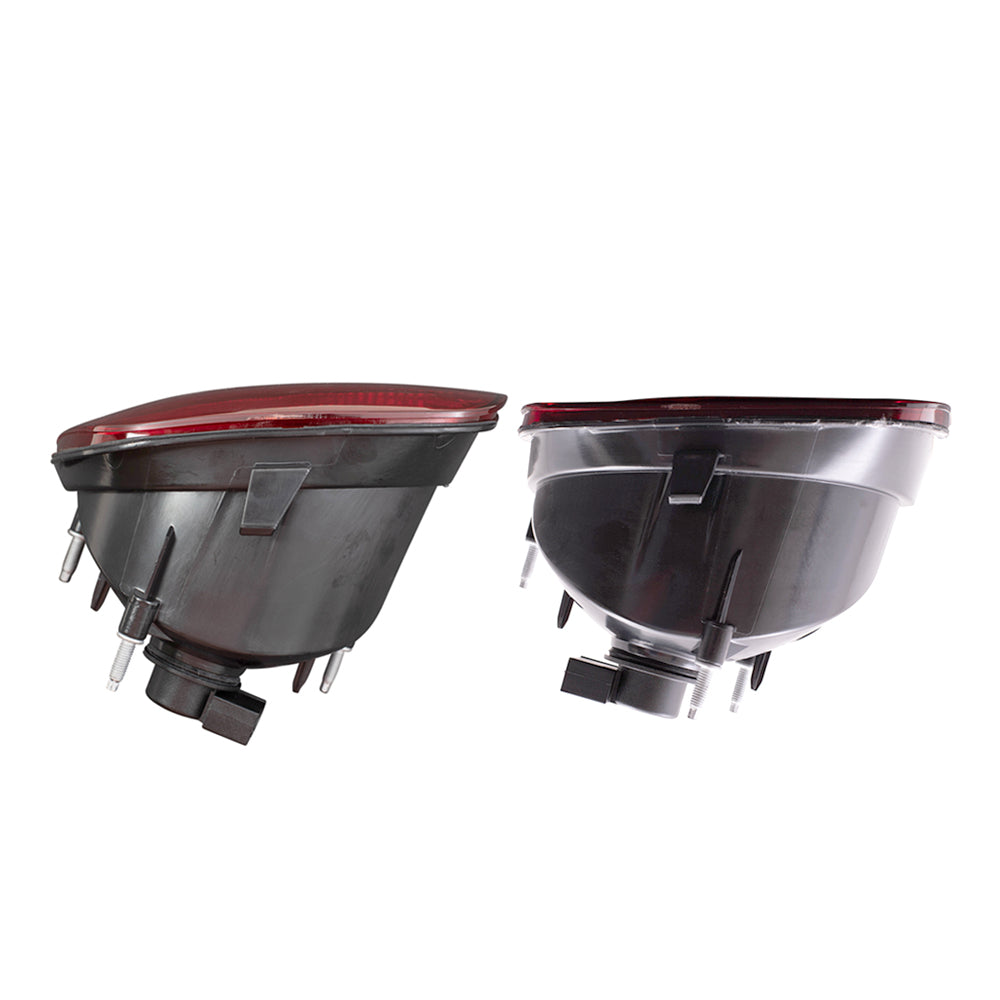 Brock Replacement 4 Pc Set Inner and Outer Tail Lights Compatible with 2010-2013 Camaro with RS Package 92244323 92244324 92244325 92244326