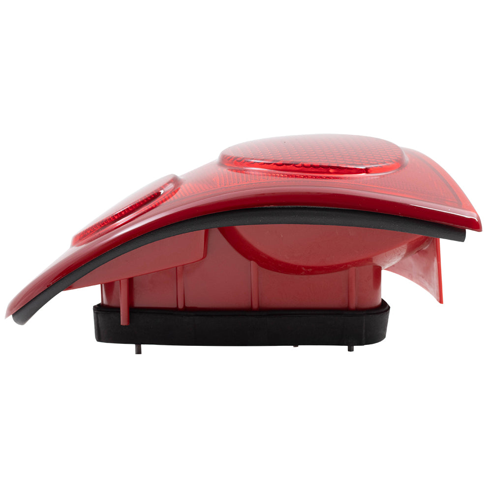 Brock Replacement Driver Tail Light Quarter Panel Mounted Taillamp Compatible with 2003-2005 Cavalier 15142168