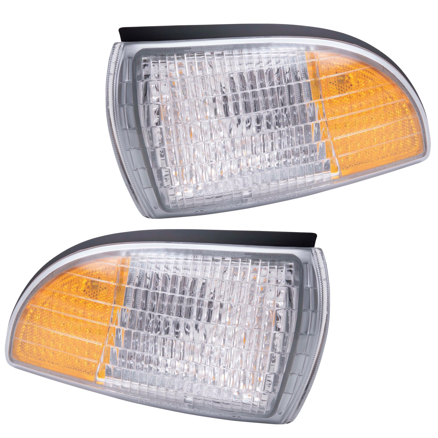 Brock Replacement Driver and Passenger Set Signal Side Marker Lights Compatible with 1991-1996 Roadmaster Caprice 5976557 5976558