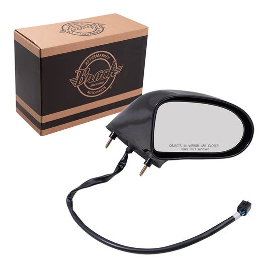 Brock Replacement Passenger Power Side Door Mirror Compatible with LeSabre Park Avenue Ninety-Eight 90