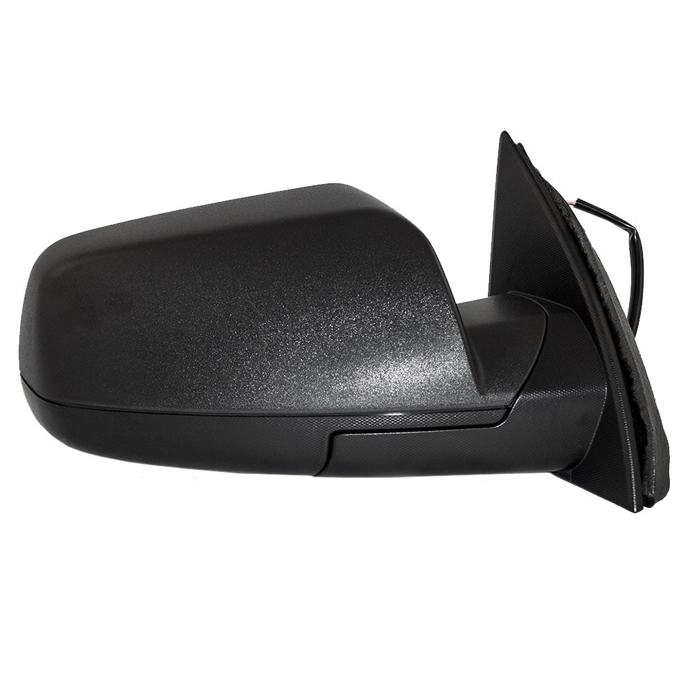 Brock Replacement Passenger Power Side Door Mirror Textured w/ Spotter Glass Compatible with 2010-2014 Equinox Terrain
