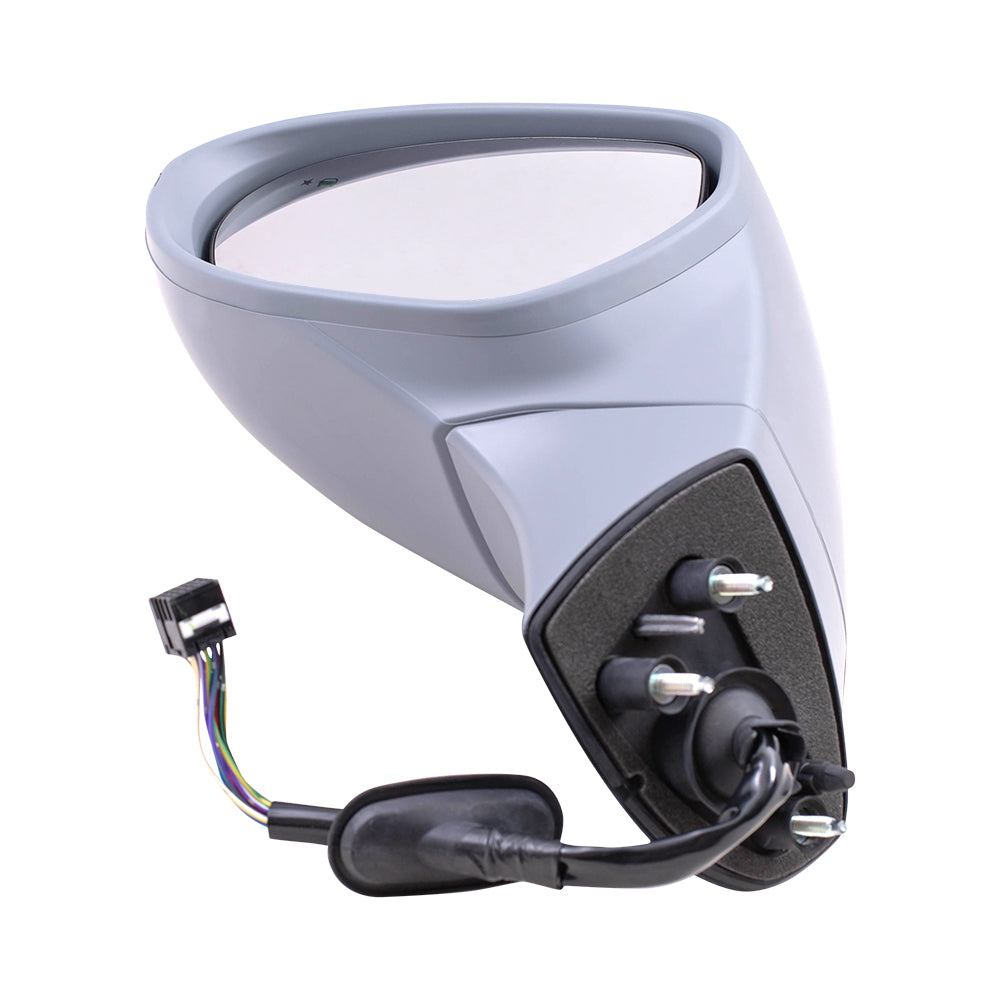 Brock Replacement Driver Power Side Door Mirror Heated with Signal Memory Blind Spot Detection Compatible with 2016-2020 Envision
