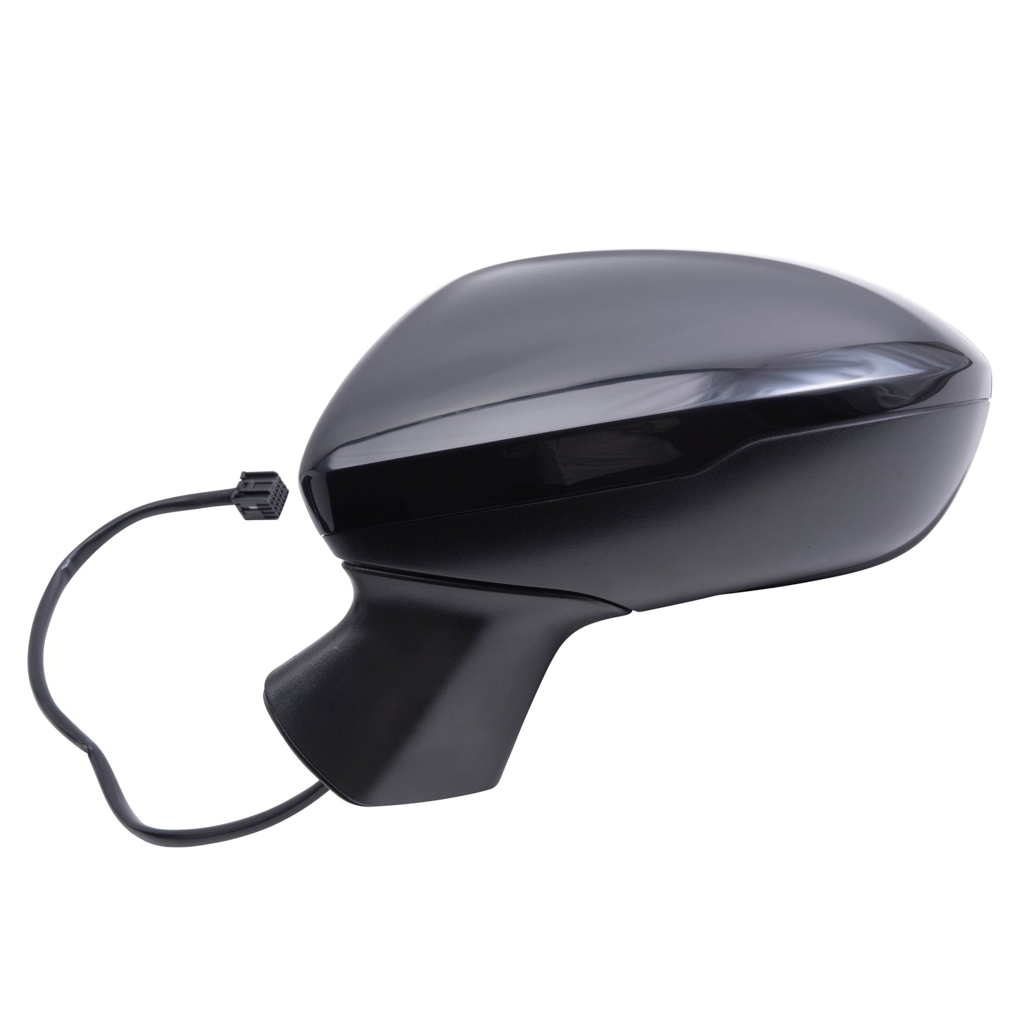 Power Door Mirror Paint To Match Black With Heat-Blind Spot Detection Without Signal Driver Left for 2016-2019 Chevrolet Cruze