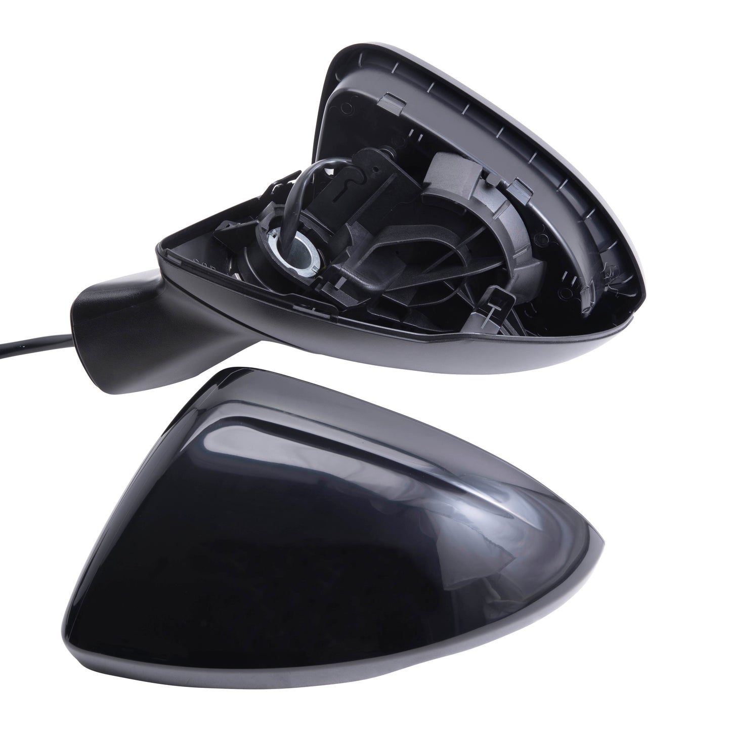 Power Door Mirror Paint To Match Black With Heat-Blind Spot Detection Without Signal Driver Left for 2016-2019 Chevrolet Cruze