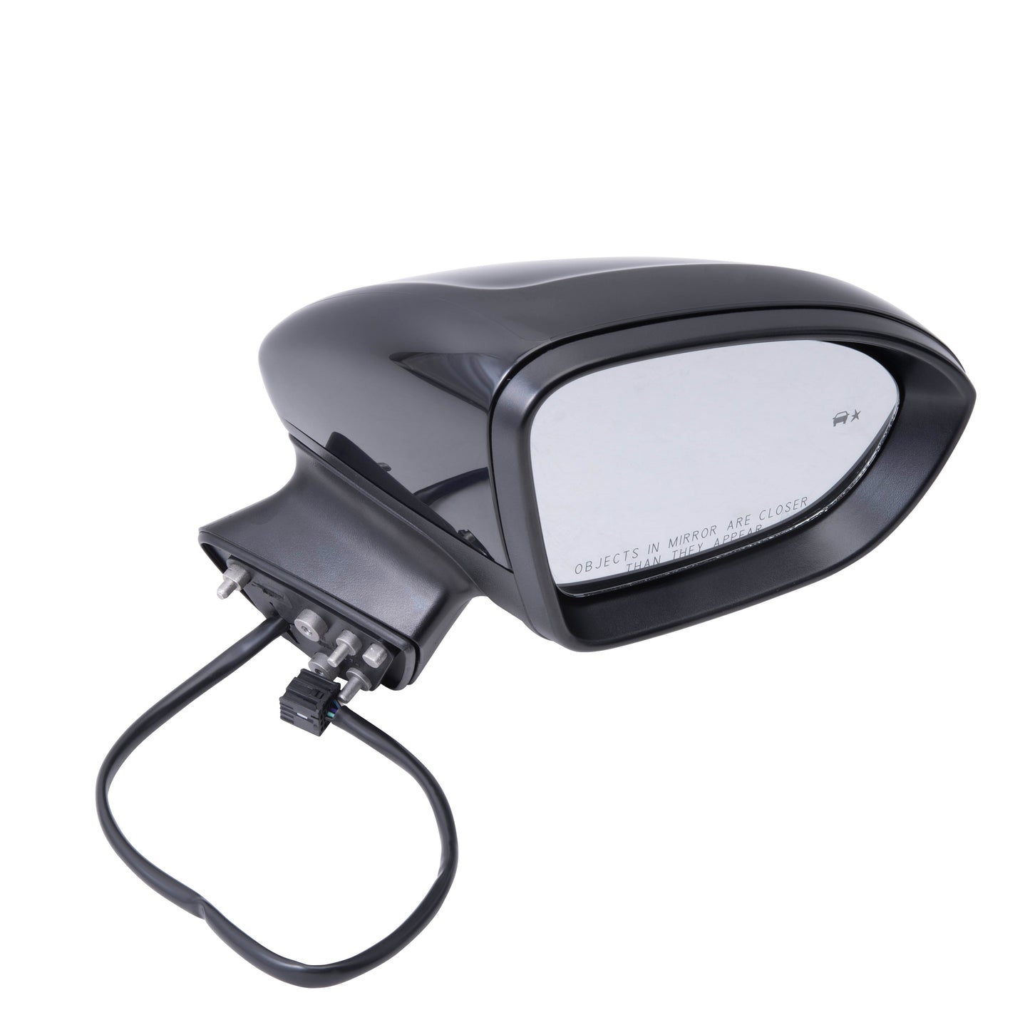 Power Door Mirror Set Paint To Match Black With Heat-Blind Spot Detection Without Signal Driver Left Passenger Right For 2016-2019 Chevrolet Cruze