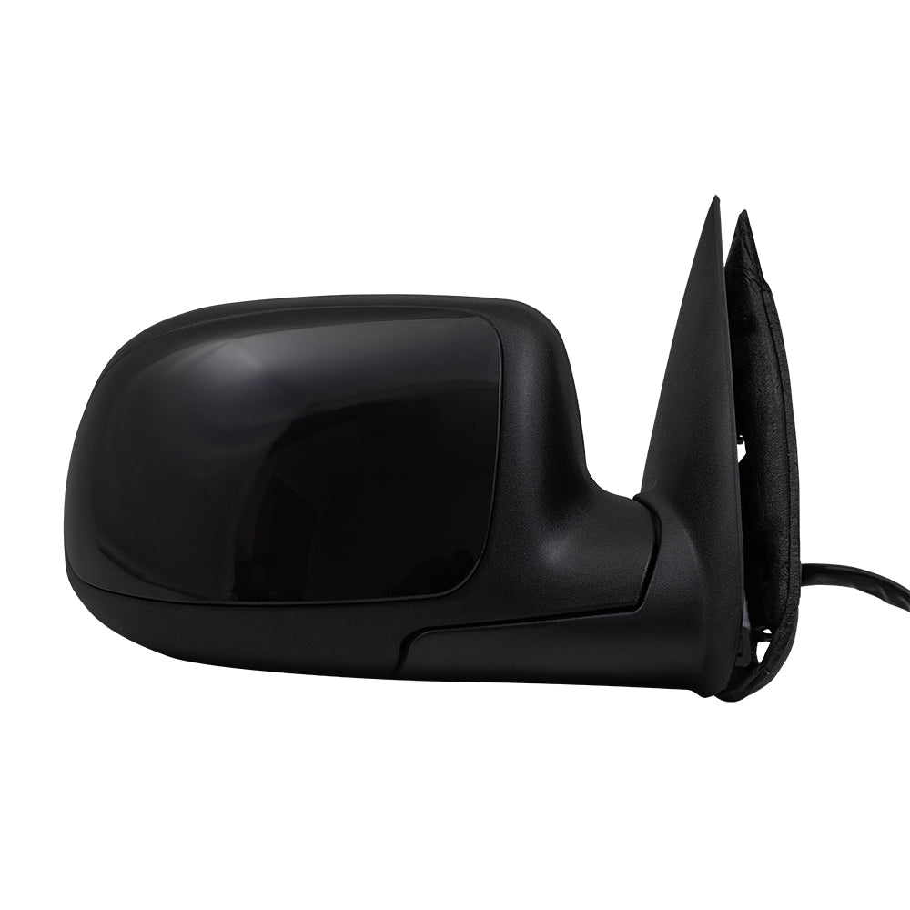 Brock Aftermarket Replacement Driver Left Passenger Right Power Mirror Set Paint to Match Black with Heat-Memory-Signal On Glass-Power Folding Compatible with 2003-2006 Chevy Avalanche