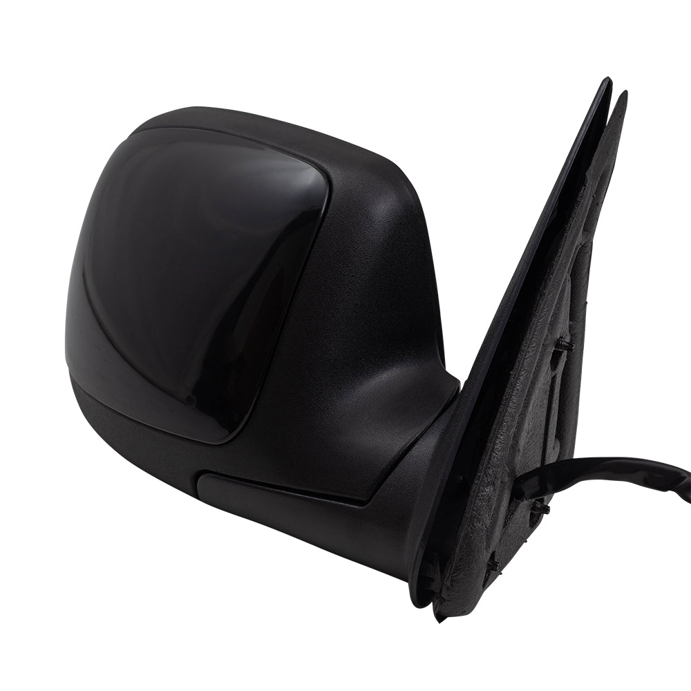 Brock Aftermarket Replacement Driver Left Passenger Right Power Mirror Set Paint to Match Black with Heat-Memory-Signal On Glass-Power Folding Compatible with 2003-2006 Chevy Avalanche