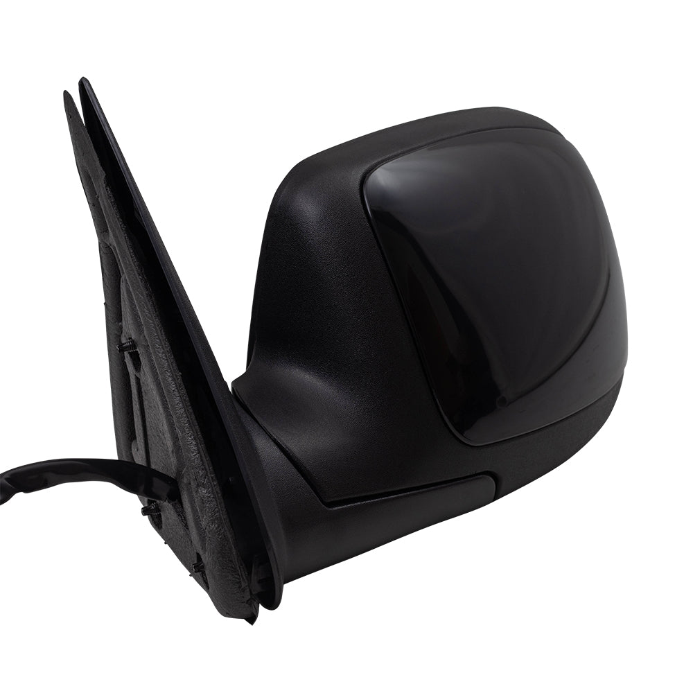 Brock Aftermarket Driver Left Power Mirror Paint to Match Black Cap with Heat-Memory-Signal On Glass-Power Folding without Puddle Light-Auto Dim Compatible with 2003-2006 Chevy Avalanche