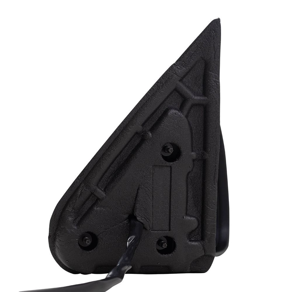 Brock Aftermarket Replacement Driver Left Passenger Right Power Mirror Set Paint to Match Black with Heat-Signal on Glass-Manual Folding Compatible with 2003-2006 Chevy Avalanche