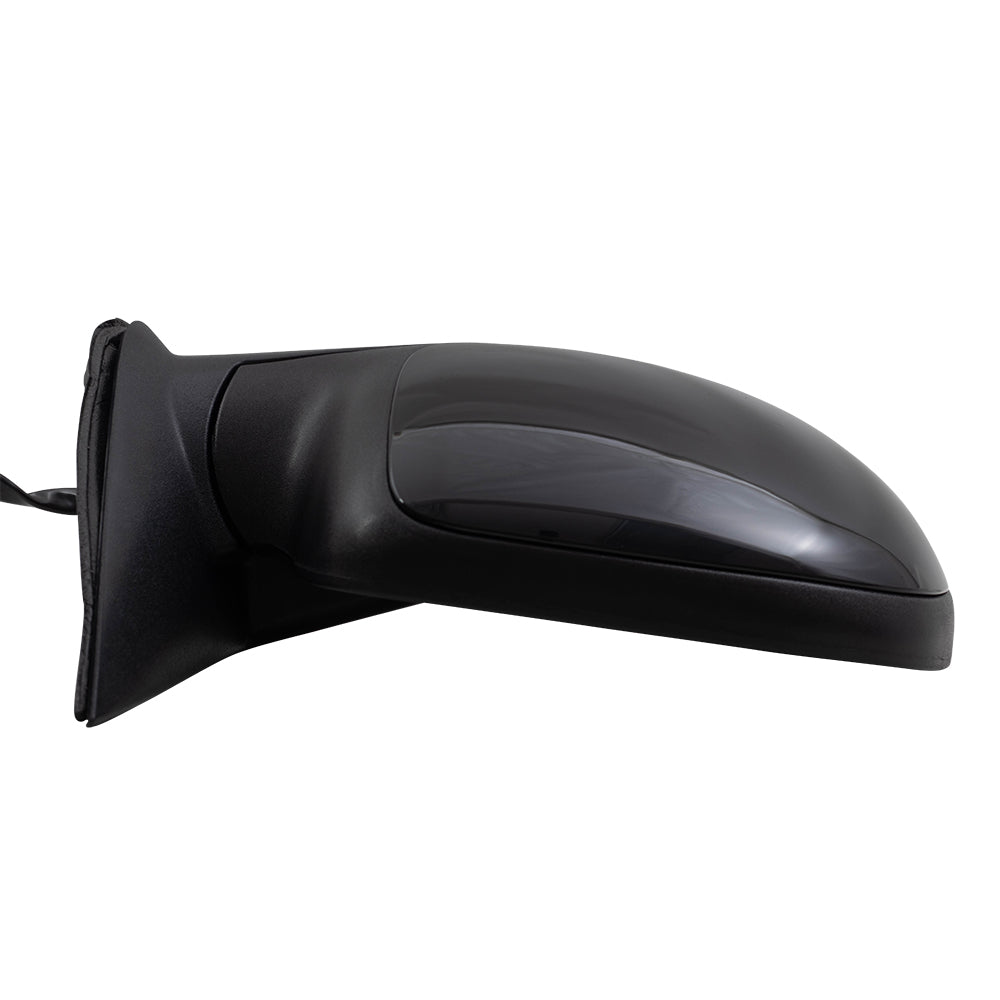 Brock Aftermarket Replacement Driver Left Passenger Right Power Mirror Set Paint to Match Black with Heat-Signal on Glass-Manual Folding Compatible with 2003-2006 Chevy Avalanche