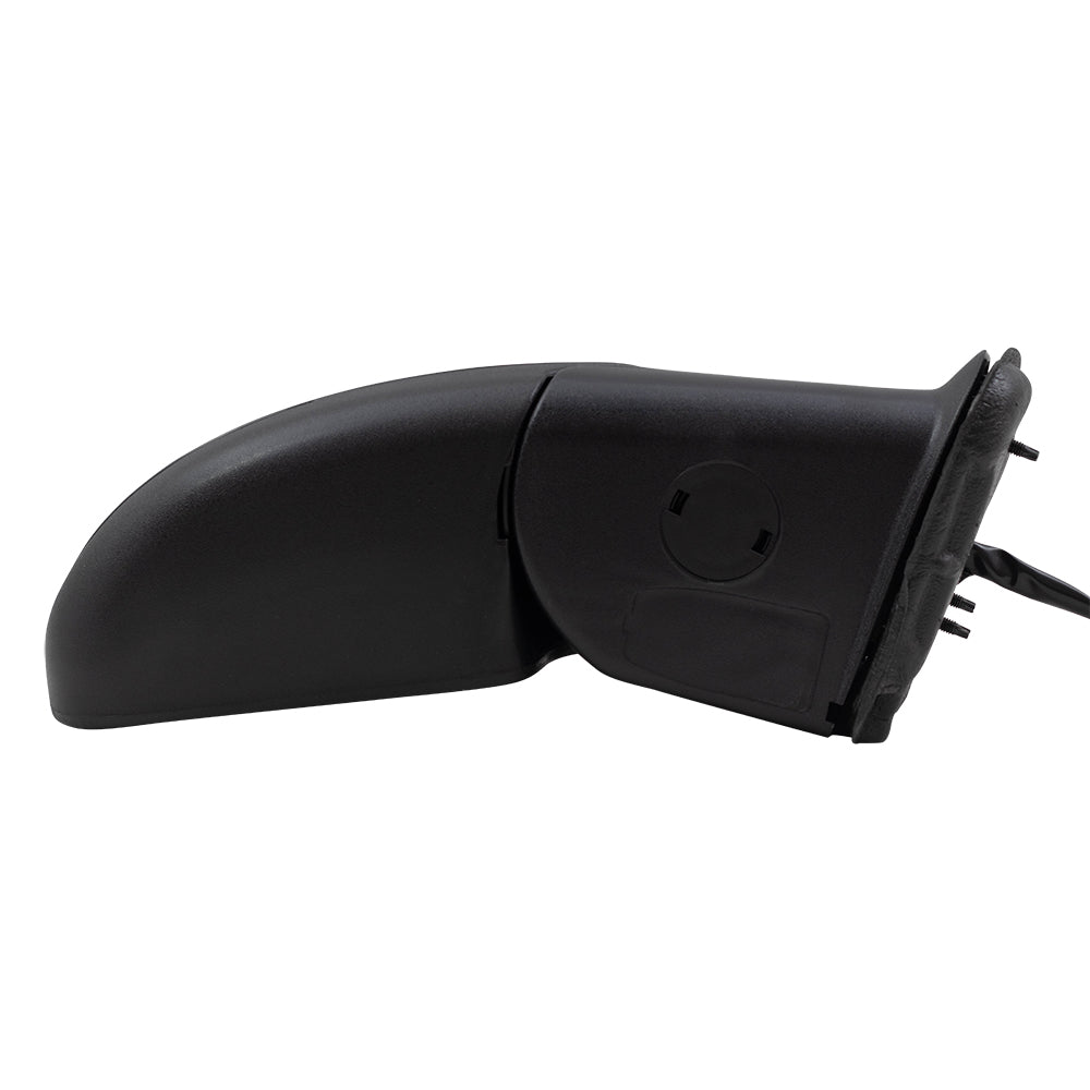 Brock Aftermarket Replacement Driver Left Passenger Right Power Mirror Set Paint to Match Black with Heat-Signal on Glass-Manual Folding Compatible with 2003-2006 Chevy Avalanche