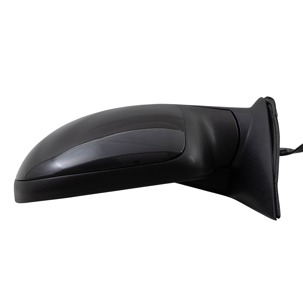 Brock Aftermarket Replacement Driver Left Power Mirror Paint to Match Black Cap with Heat-Signal on Glass-Manual Folding without Memory-Puddle Light-Auto Dim Compatible with 2003-2006 Chevy Avalanche