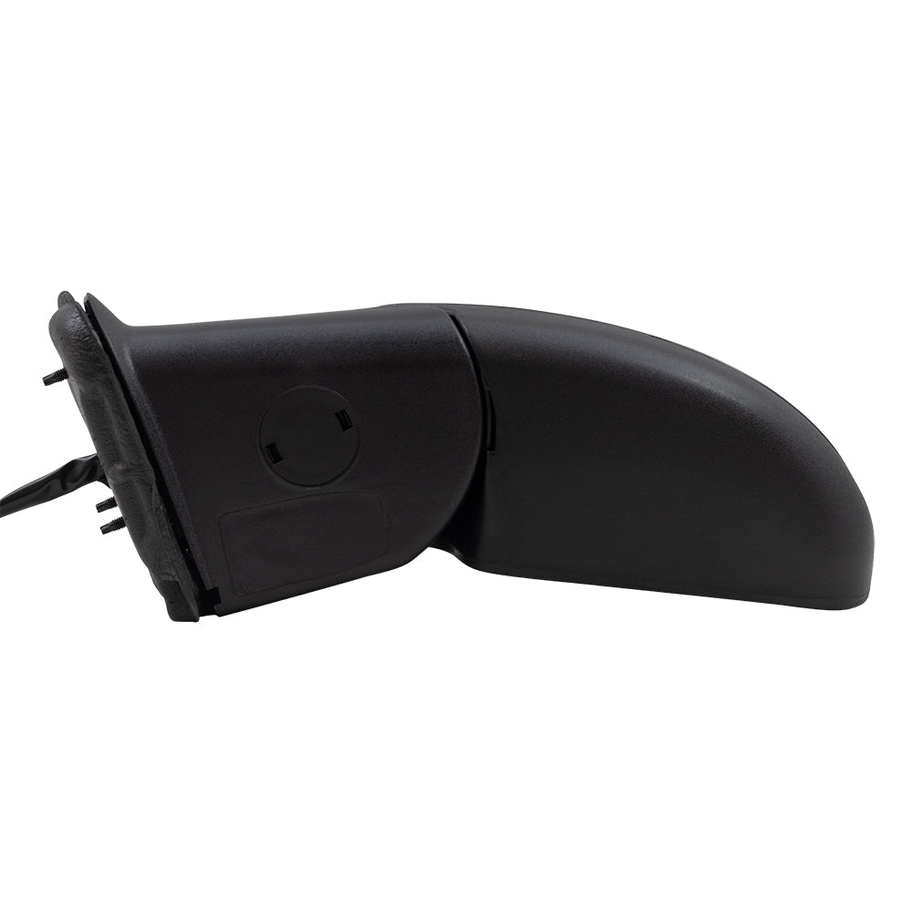 Brock Aftermarket Replacement Driver Left Power Mirror Paint to Match Black Cap with Heat-Signal on Glass-Manual Folding without Memory-Puddle Light-Auto Dim Compatible with 2003-2006 Chevy Avalanche