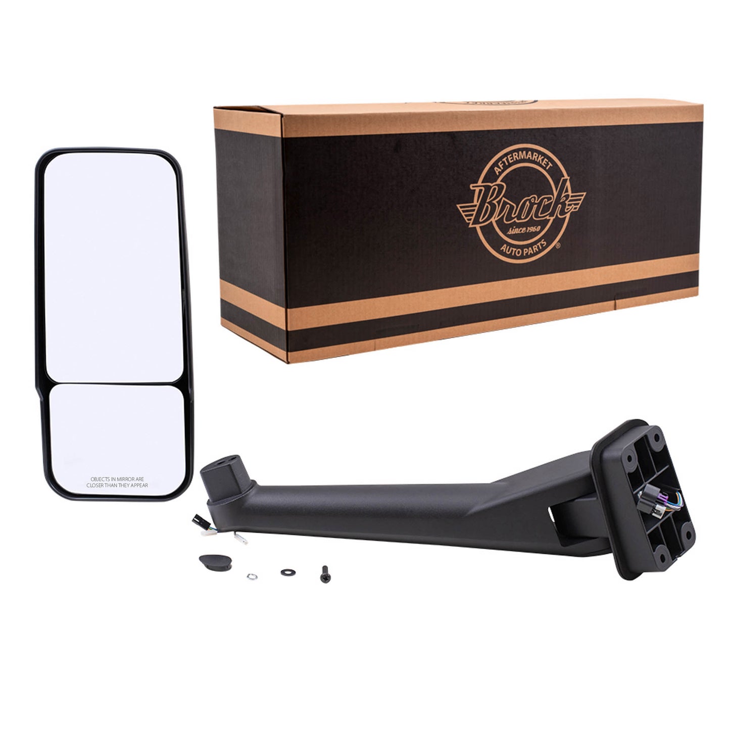 Power Door Mirror Textured Black With Heat-Marker Light Driver Side Left For 2003-2009 Chevrolet Kodiak 2003-2009 GMC TopKick