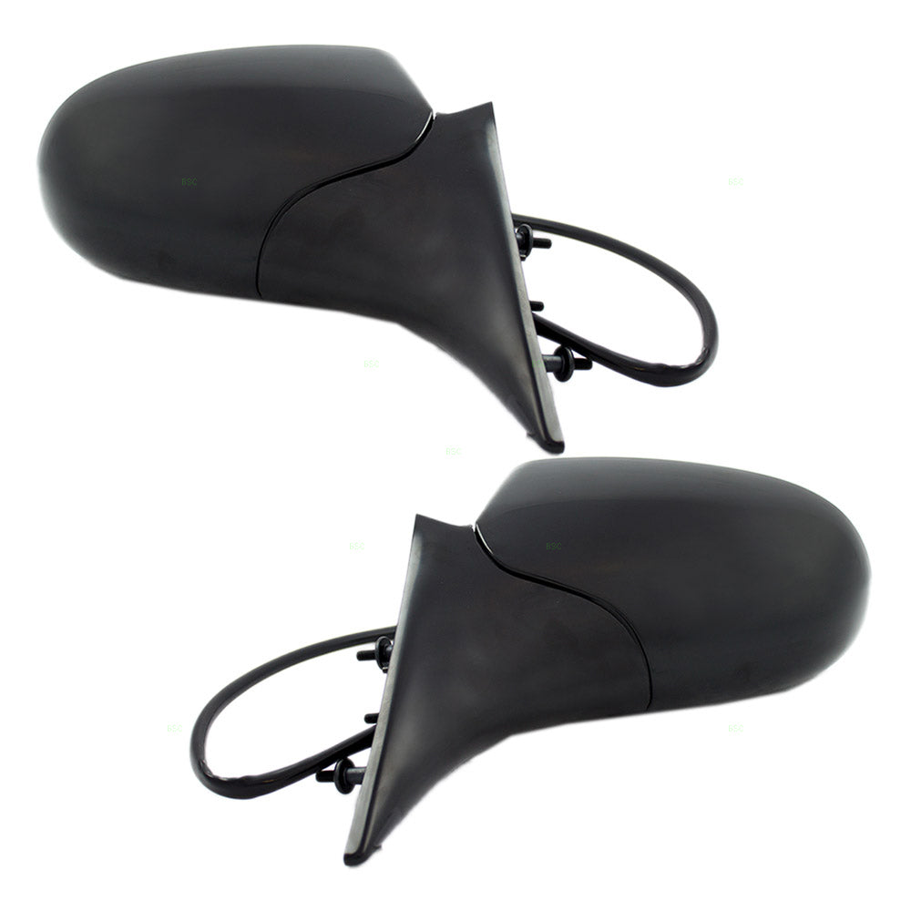 Brock Replacement Driver and Passenger Set Power Side Door Mirrors Heated Compatible with 1995 1996 Caprice Fleetwood Impala Roadmaster