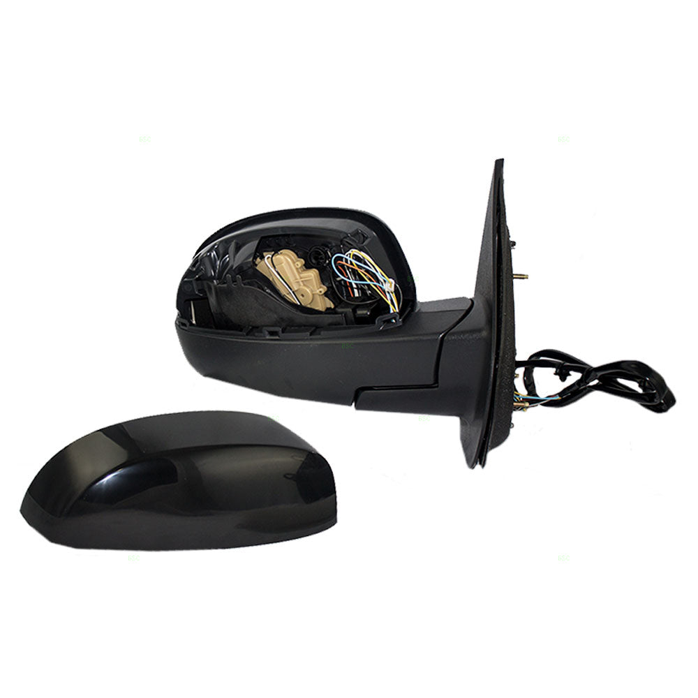 Brock Replacement Passenger Power Folding Side Door Mirror Heated Compatible with 2007-2013 Silverado Sierra Pickup Truck