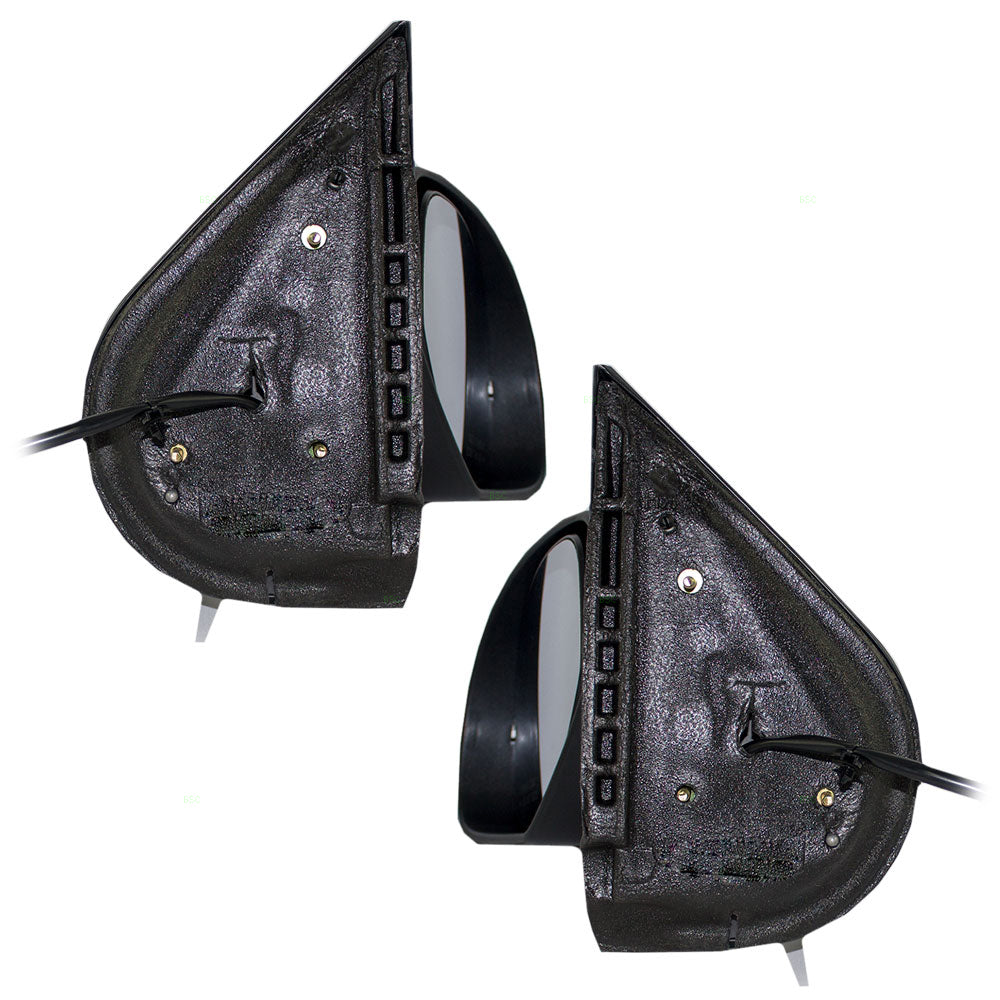 Brock Replacement Driver and Passenger Set Power Folding Side Door Mirrors Heated Compatible with 2007-2013 Silverado Sierra Pickup Truck