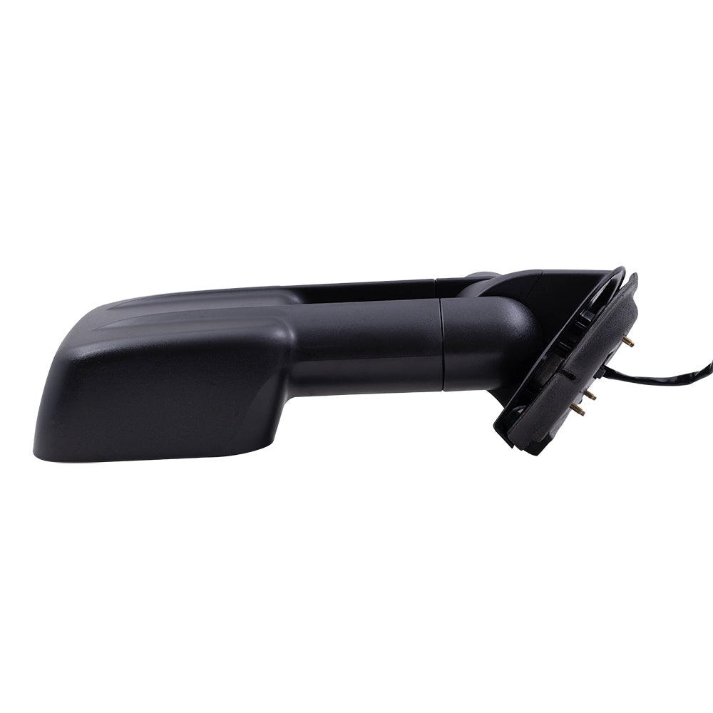 Brock Replacement Passenger Power Tow Telescopic Mirror Heated Non-OEM Type Compatible with 2007-2014 Silverado Sierra Pickup Truck Suburban Escalade Tahoe Yukon