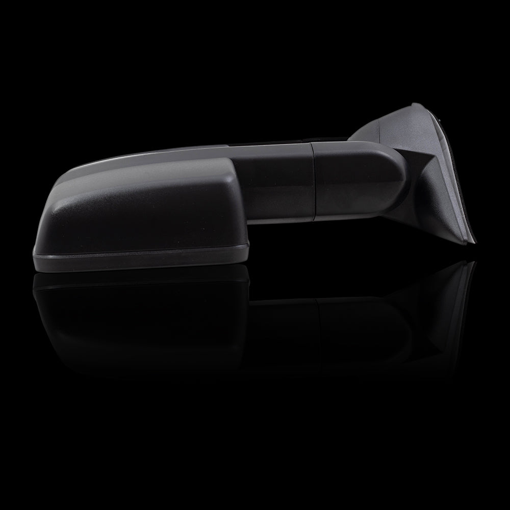 Brock Replacement Performance Tow Mirrors Power Heated Telescopic Arms Smoke External Signal Compatible with 1999-2002 Silverado Sierra Pickup Truck