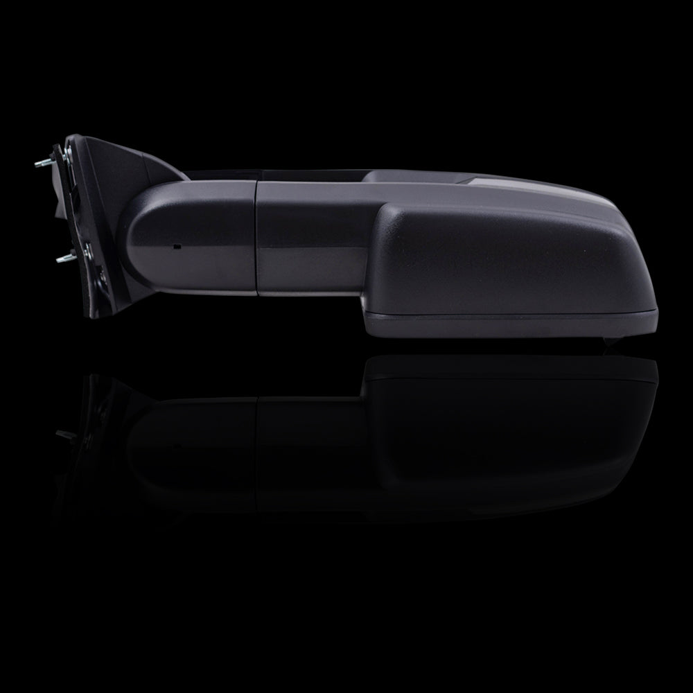 Brock Replacement Performance Tow Mirrors Power Heated Telescopic Arms Smoke External Signal Compatible with 1999-2002 Silverado Sierra Pickup Truck
