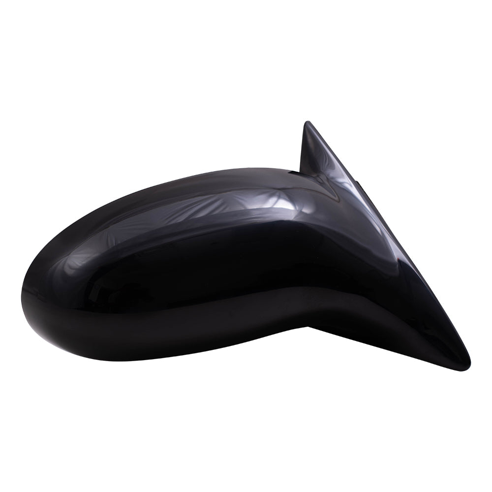 Brock Aftermarket Replacement Passenger Right Manual Door Mirror Paint To Match Black Compatible With 2002-2005 Pontiac Grand Am