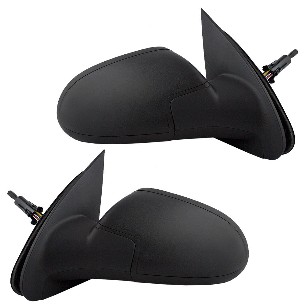 Manual Remote Door Mirrors Set fits Pontiac G5 Chevy Cobalt Coupe Side View Pair