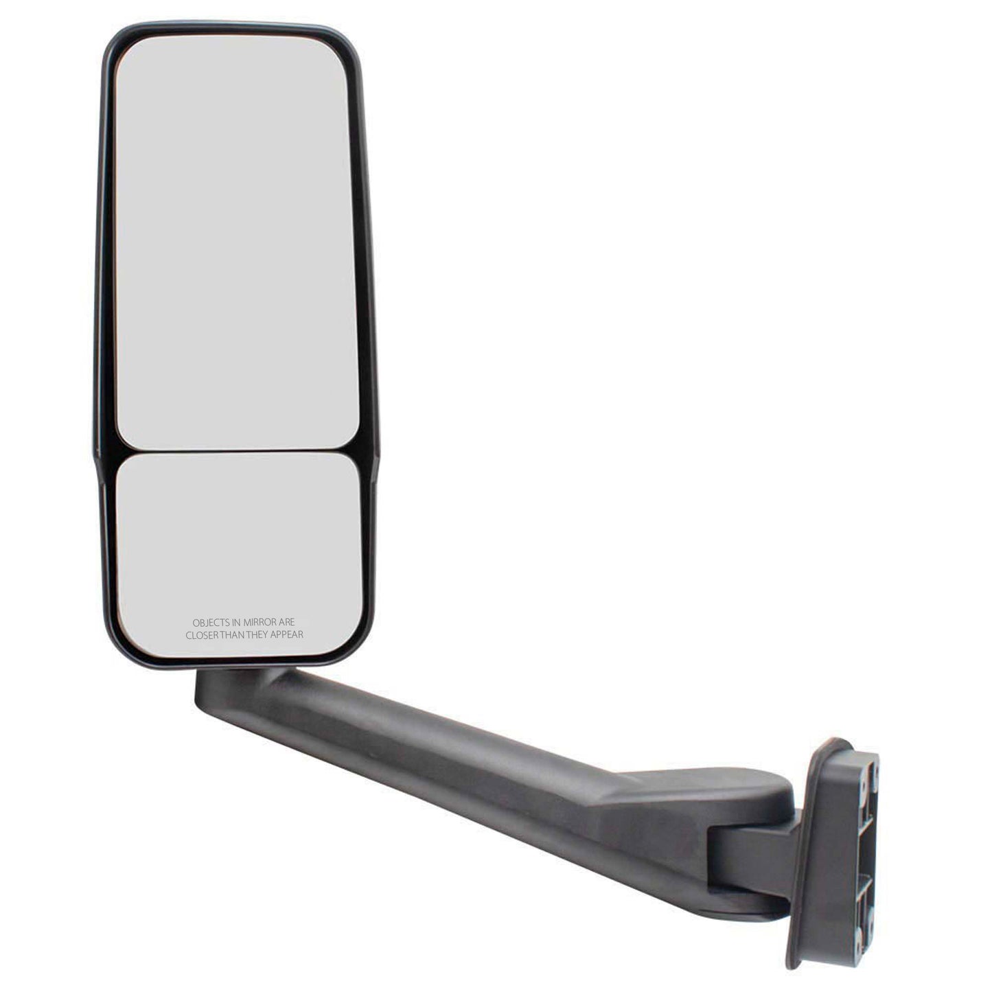 Manual Door Mirror Textured Black With Heat Without Marker Light Driver Side Left For 2003-2009 Chevrolet Kodiak 2003-2009 GMC TopKick