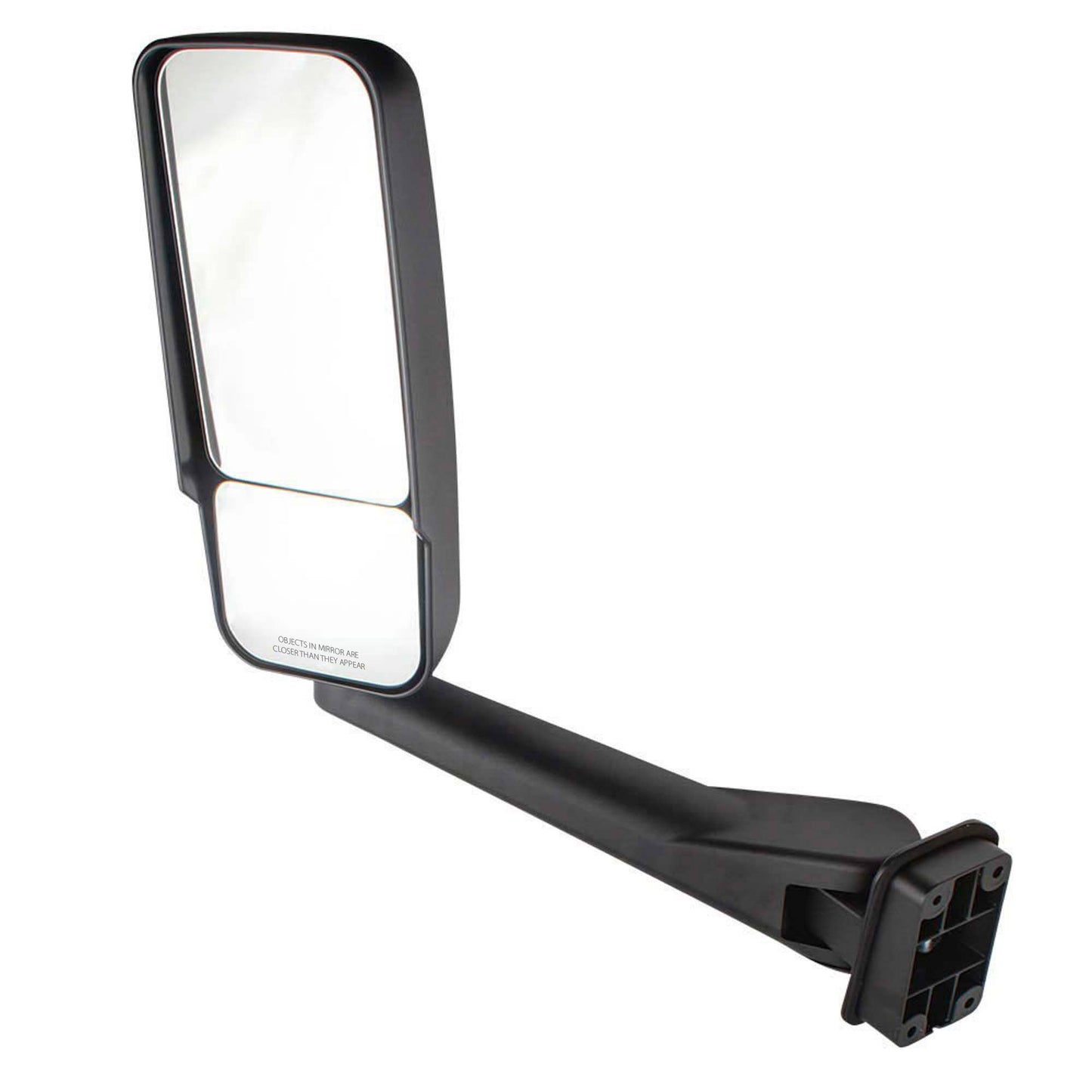 Manual Door Mirror Textured Black With Heat Without Marker Light Driver Side Left For 2003-2009 Chevrolet Kodiak 2003-2009 GMC TopKick