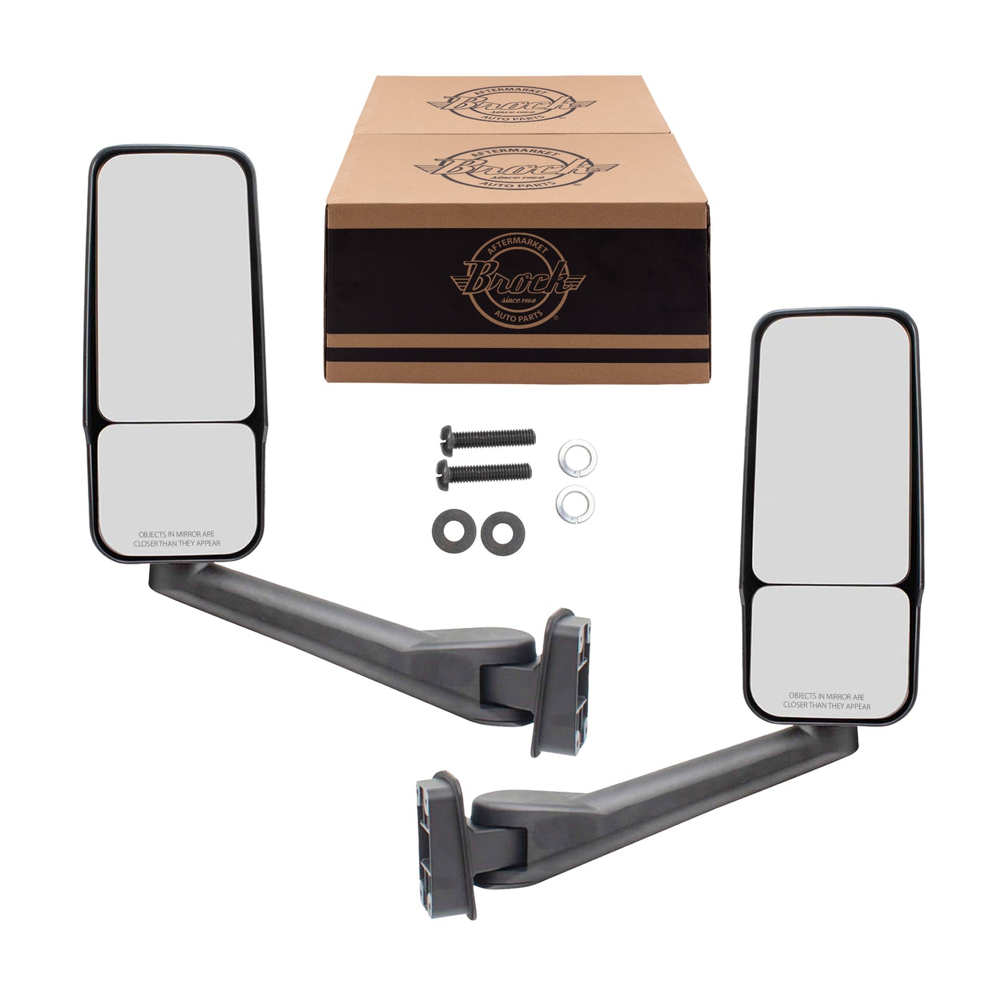 Manual Door Mirror Textured Black Without Heat-Marker Light Set Driver Side Left Passenger Side Right For 2003-2009 Chevrolet Kodiak 2003-2009 GMC TopKick