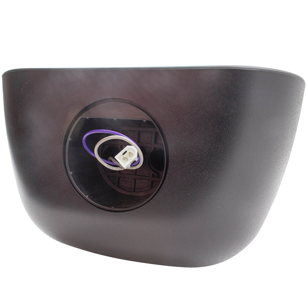 Manual Door Mirror Textured Black With Heat Without Marker Light Driver Side Left For 2003-2009 Chevrolet Kodiak 2003-2009 GMC TopKick