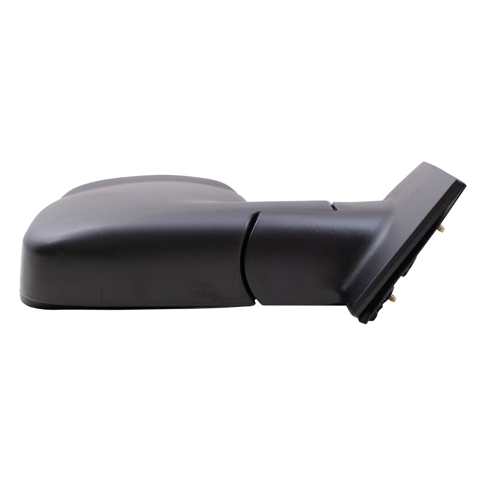 Brock Replacement Passenger Manual Side Door Mirror Textured Compatible with 2003-2007 Express Savana Van 15937996