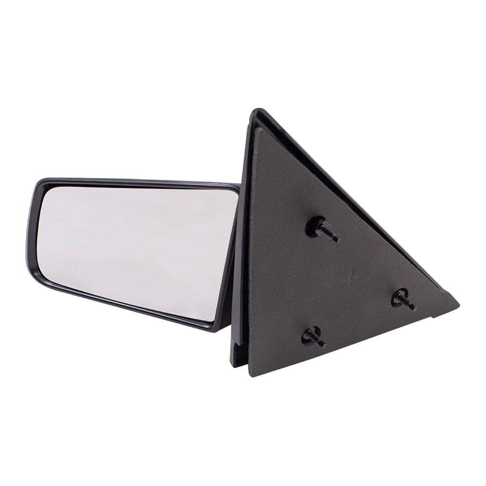 Brock Replacement Driver and Passenger Set Manual Side Door Mirrors Type Textured Compatible with 1994-2004 S10 Sonoma Pickup Truck