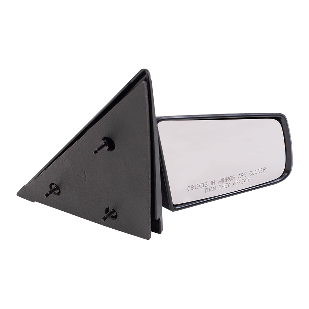Brock Replacement Passenger Manual Side Door Mirror Type Textured Compatible with 1994-2004 S10 Sonoma Pickup Truck 15977934