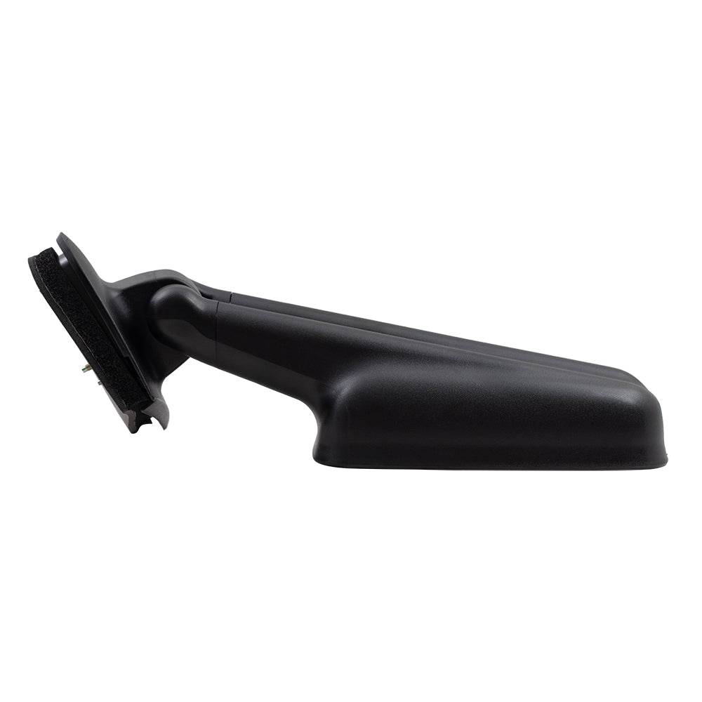Brock Replacement Driver Manual Telescopic Tow Mirror with Spotter Glass Compatible with 1999-2007 Silverado Sierra Pickup Truck