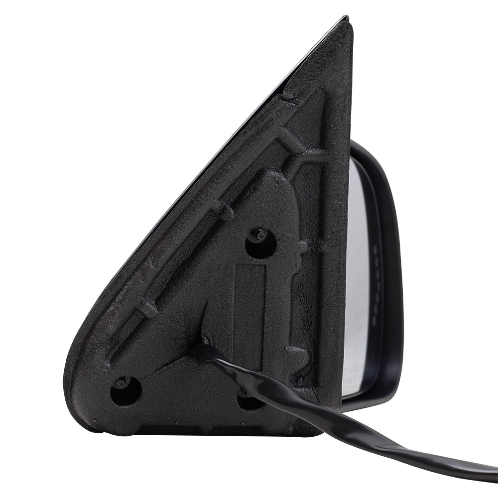 Brock Aftermarket Replacement Passenger Right Power Mirror Paint to Match & Textured Black Cap with Heat-Signal on Glass-Puddle Light-Manual Folding Compatible with 2003-2006 Chevy Silverado