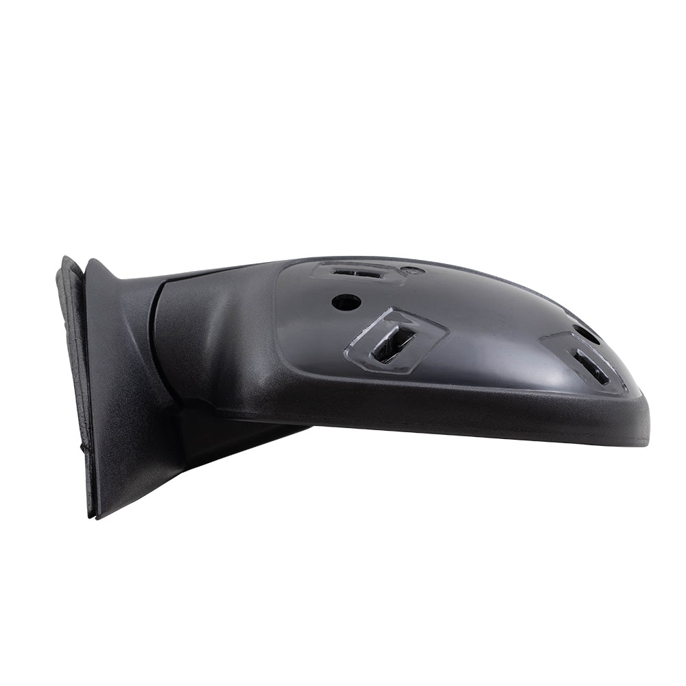 Brock Aftermarket Replacement Passenger Right Power Mirror Paint to Match & Textured Black Cap with Heat-Signal on Glass-Puddle Light-Manual Folding Compatible with 2003-2006 Chevy Silverado